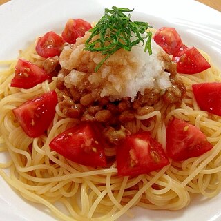 冷製☆納豆おろしパスタ